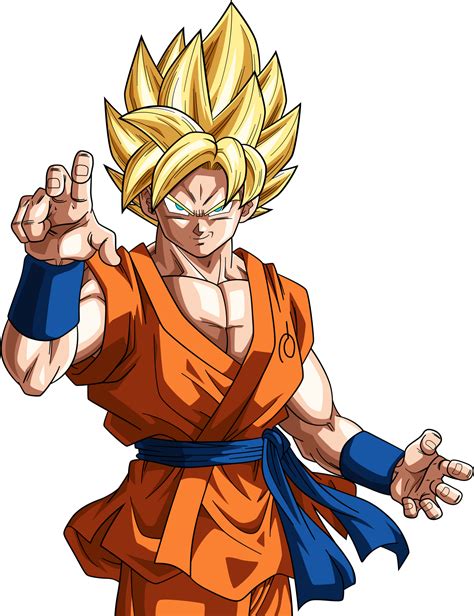 Goku Ssj Super Saiyan Goku Render Free Transparent Png Clipart Hot