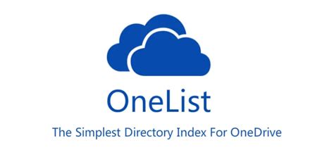 Onelist 最简洁的onedrive目录索引部署教程 如有乐享