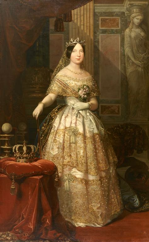 Isabel Ii Reina De España Por Federico De Madrazo Museo De El Prado