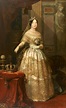 Isabel II, reina de España. Por Federico de Madrazo, Museo de El Prado ...