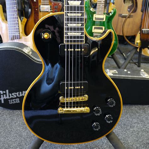 Gibson Les Paul Custom Classic Ebony W P90 Pickups