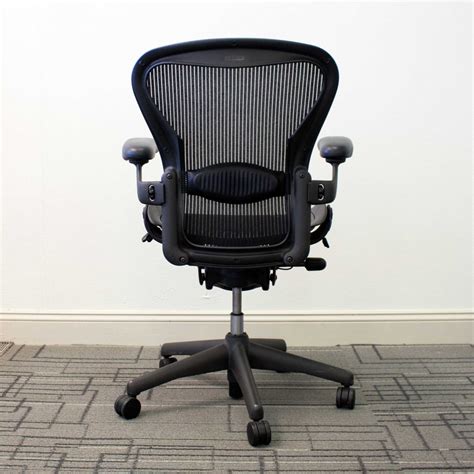 Size a, size b, and size c. Used Herman Miller Aeron Chairs Size B - Vision Office Interiors