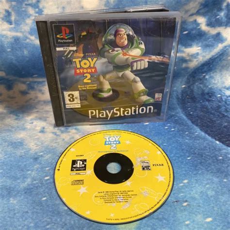 Toy Story 2 Ps1 Sony Playstation Rare Buzz Lightyear Disney Pixar Black