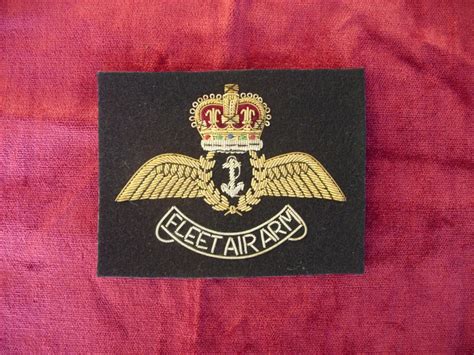 Worcestershire Medal Service Fleet Air Arm Wire Blazer Badge