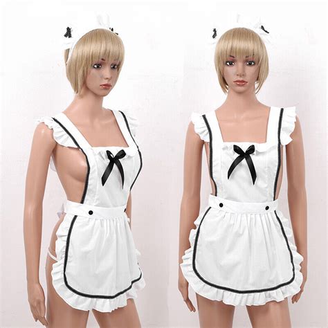 sexy women cosplay french maid lingerie outfit fancy dress nurse costume uniform ebay