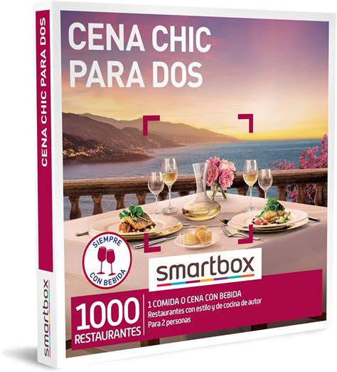 Smartbox Caja Regalo Amor Para Parejas Cena Chic Para Dos Ideas
