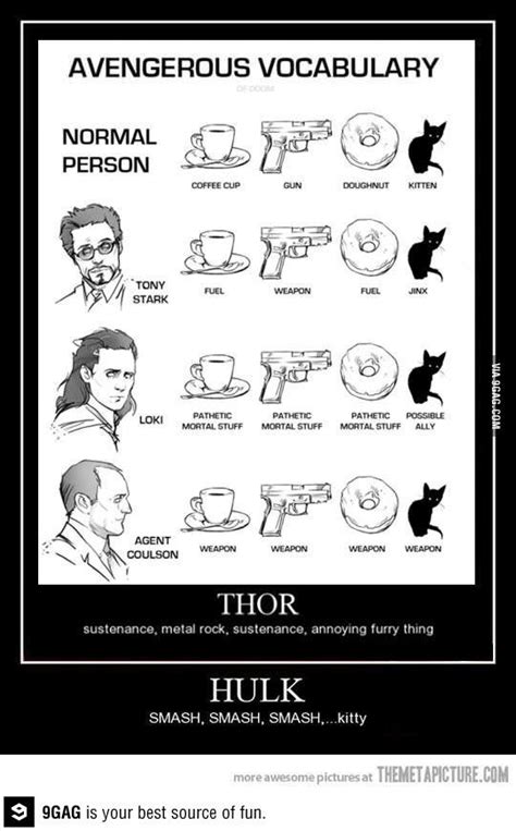 I Think Coulson Would Pick It Up And Stroke Jus Like Everyone Else Avengers Humor Funny Marvel