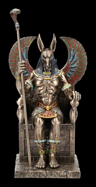 Anubis Figurine Sitting On Throne Veronese Figuren Shop De