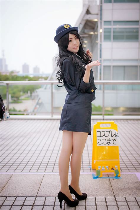 The Uniform Girls Pic Japanese Cosplay Policewoman Uniforms X