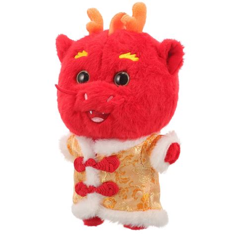 Chinese Animals Toys Year Of The Dragon Plush Office Decore Ebay
