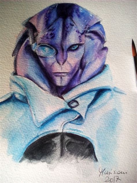 Artstation Jaal Me Andromedawatercolors And Ballpoint Pen