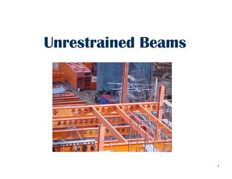 7 Unrestrained Beams 2015 16022016 162531596 Unrestrained Beams