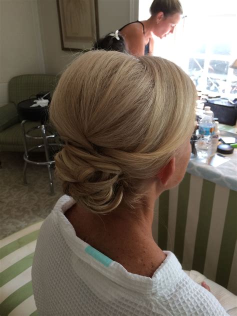 Mob Updo By Kimberly Valosen Mother Of The Bride Hair Mother Of The