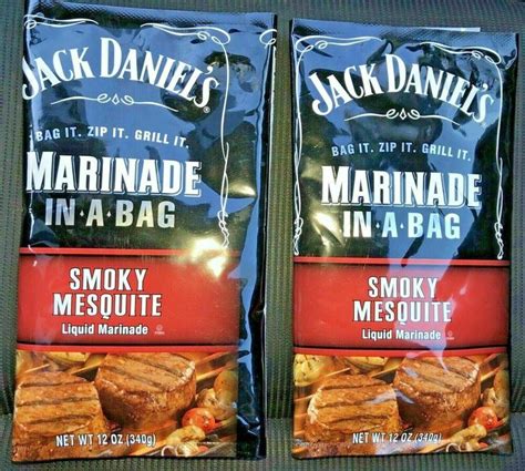 Jack daniel's marinade in a bag liquid marinade honey teriya. 2 - JACK DANIELS Liquid Marinade in a Bag Smokey Mesquite ...