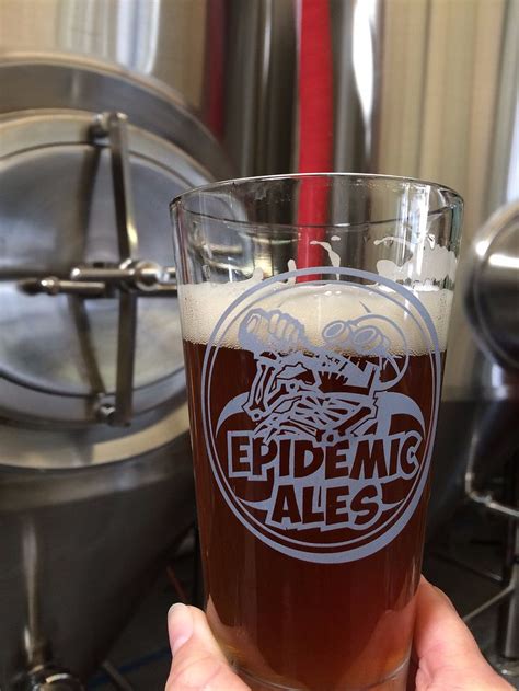 Epidemic Ales Ale Craft Brewery Beer Glasses