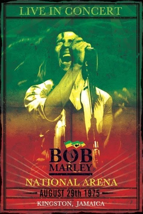 Icc bob marley one love poster 30x40 in, bob marley dorm decor,bob marley poster wall hanging , christmas decoration, christmas poster for windows, christmas gift, psychedelic. Bob Marley - concert Poster | Sold at Europosters