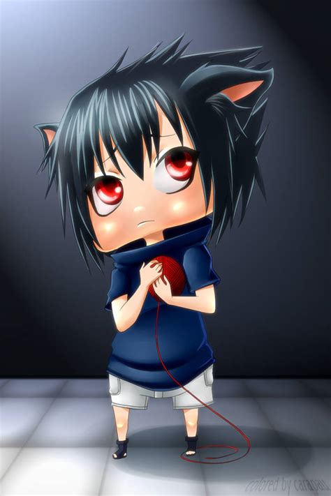 Chibi Neko Sasuke By Carapau On Deviantart