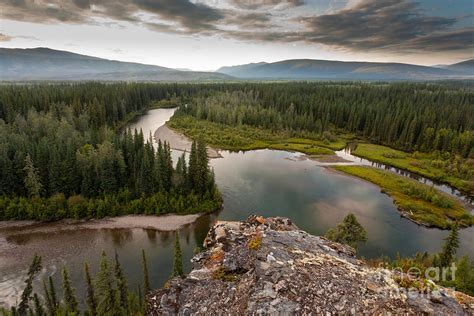 Yukon Canada Taiga Wilderness And Mcquesten River 2 Photograph By