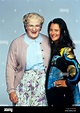 Mrs. Doubtfire Year: 1993 USA Robin Williams and producer Marsha Garces ...