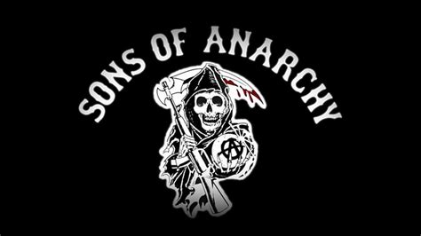 Hd Wallpaper Sons Of Anarchy Logo Black Tv Text Representation