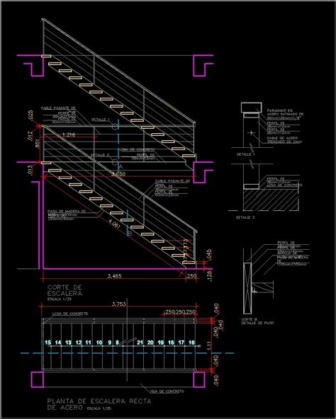 Stair Details Dwg Detail For Autocad • Designs Cad