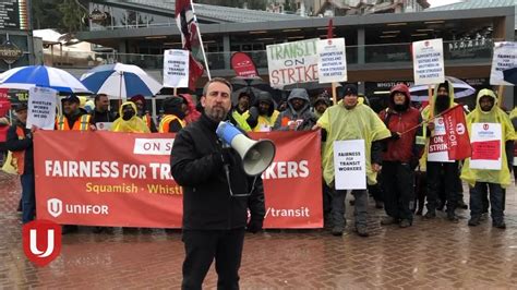 Unifor On Twitter The Transit Strike Continues In Squamish