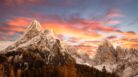 Dolomites Italy Mountains Wallpapers Wallpaper Cave