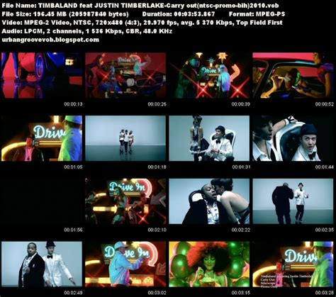 urban groove vob collection timbaland feat justin timberlake carry out 2010