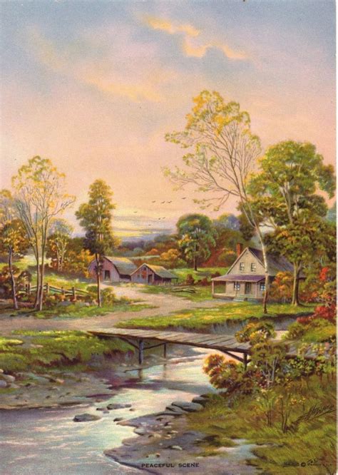 Lovely Vintage Spring Landscape Print 20 Free Vintage Printable
