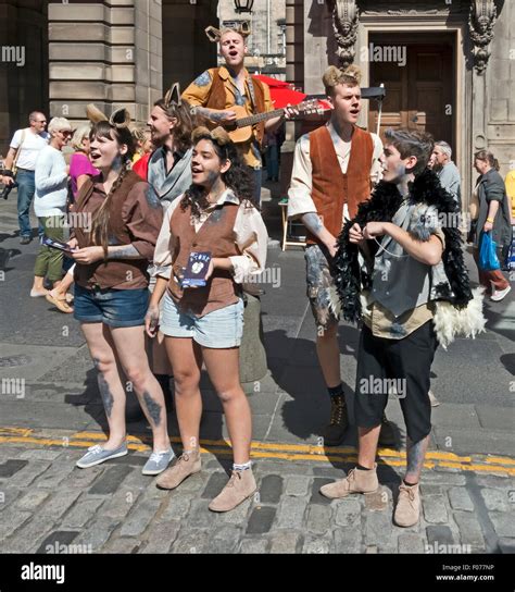 Artists And Performers Promoting Their Shows At The Edinburgh Festival