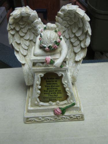 Solar Lighted Weeping Angel It Broke Our Hearts Loved Ones Lost Garden Statue Ebay