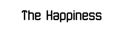 The Happiness Font