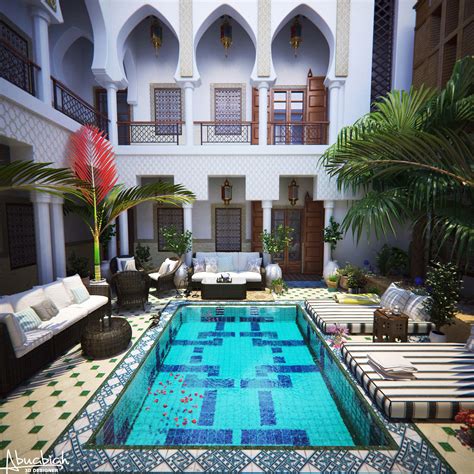 Mohammad Abuabiah Courtyard House In Morocco