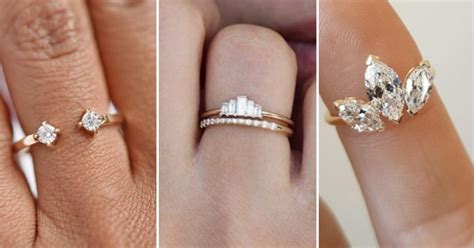 11 Unusual Engagement Ring Shapes For The Alternative Bride