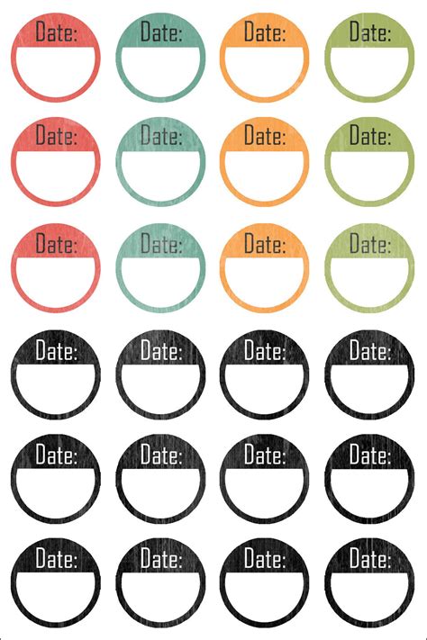The Different Types Of Date Labels