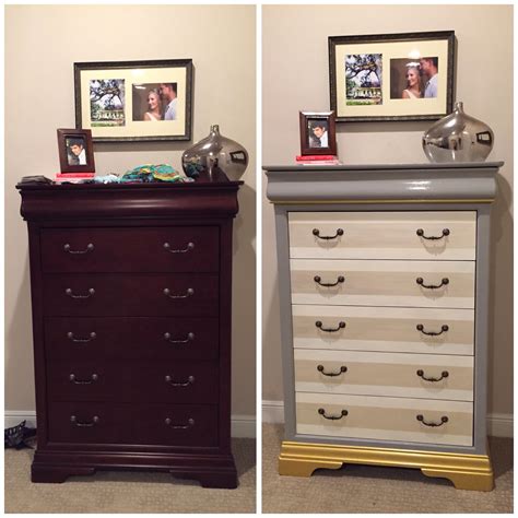 Bedroom Furniture Redo Chest Of Drawers Before And After Annie Sloan
