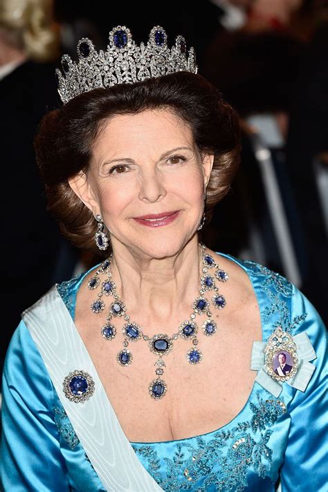 Queen Silvia Of Sweden Attends The Nobel Prize Banquet 2014 At City