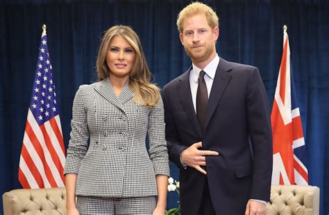 The Real Story Behind That Awkward Melania Trump And Prince Harry Photo