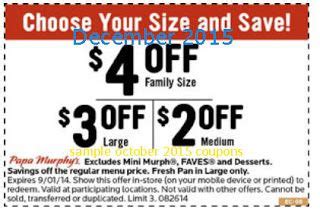 Get discount with papa murphy's coupons now. Papa Murphys Coupons | Printable coupons, Coupons
