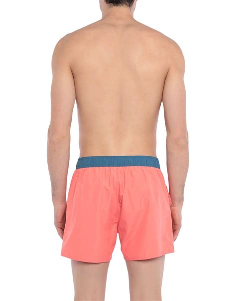 Speedo Synthetic Swim Trunks In Coral Pink For Men Lyst