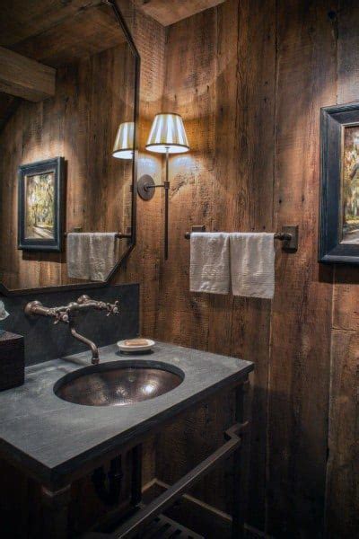 Top 70 Best Rustic Bathroom Ideas Vintage Designs
