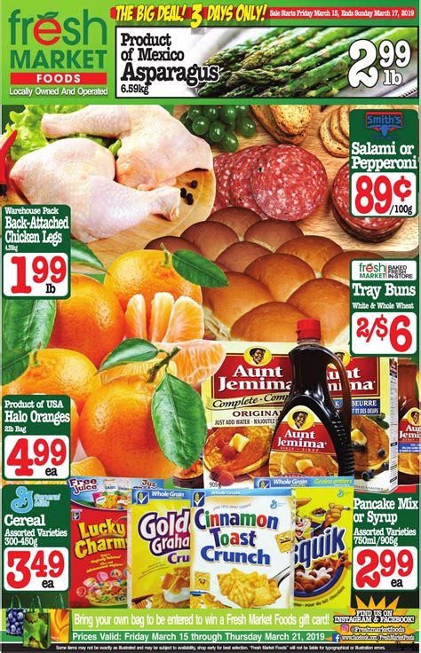 Fresh Market Foods Flyer March 15 To 21 Canada