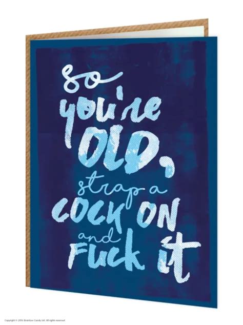 Sale Funny Rude Birthday Greetings Card Cheeky Adult Comedy Humour