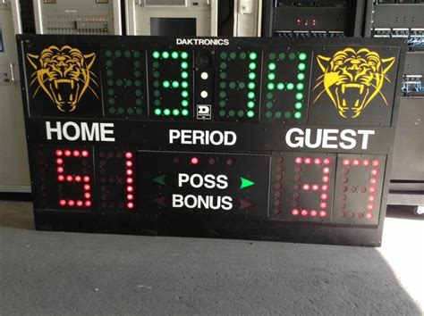 Lcw Props Daktronics Basketball Scoreboard