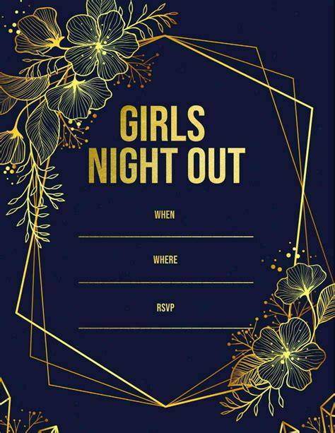 Free Girls Night Out Invitations All Free Invitations