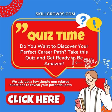 Quiz Simple Questions To Discover Your Perfect Career Path Skillgrowrs