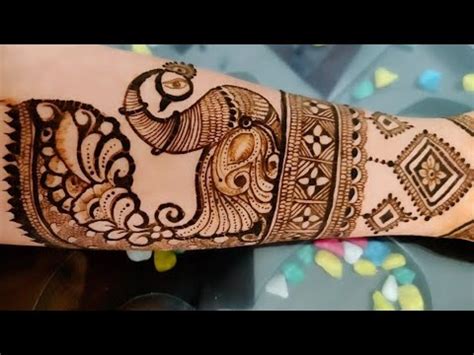 Full Hand Bridal Mehndi Design Peacock Dhol Indian Wedding Mehndi