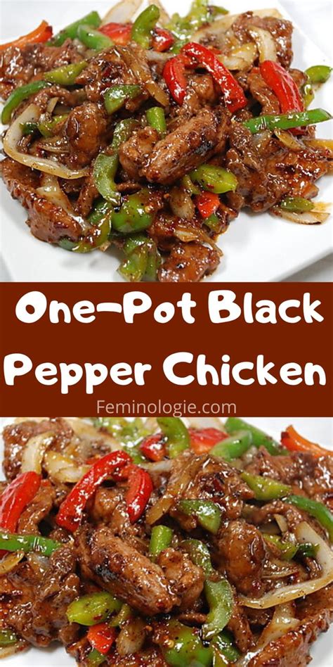 Nestle chicken with any accumulated juices into the mixture and bring to a boil over high heat. One-Pot Black Pepper Chicken Recipe