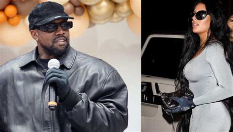 Kanye West Enjoys Company Of Kim Kardashians Lookalike Chaney Jones At