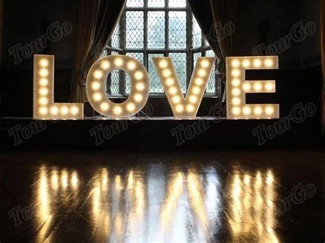 Tourgo Giant Love Light Up Sign In Large Light Up Letters Tourgo